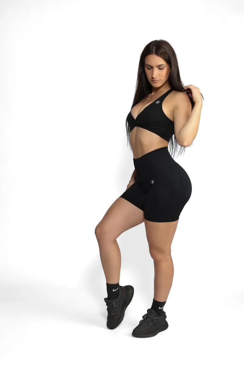 Pure Color Scrunch  Shorts - Image 5